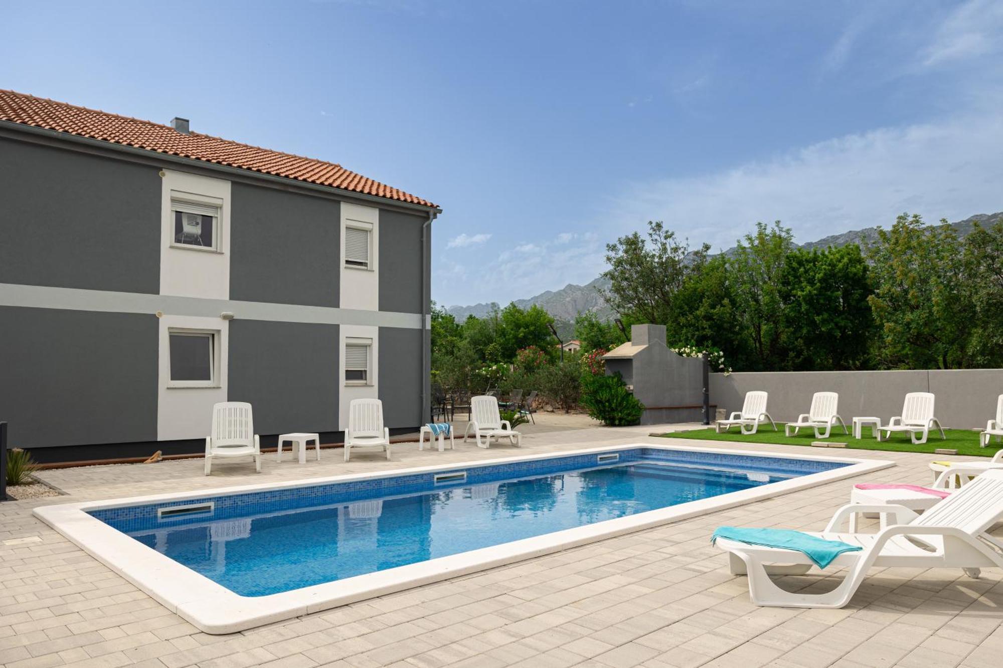 Apartments Zanic With Private Swimming Pool And Sea View Стариград-Пакленица Экстерьер фото
